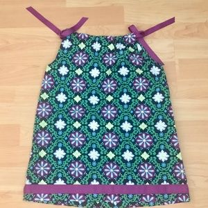 Girls Cotton Dress Hanna Anderson Sz - 80 cm NEW
